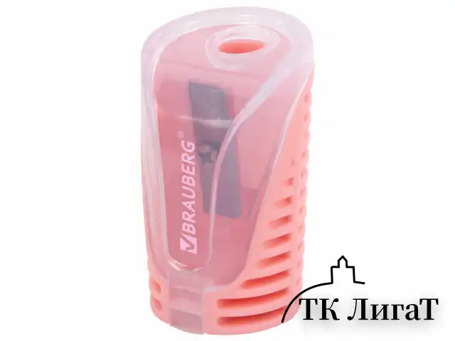 Точилка с контейнером BRAUBERG "CELL PASTEL", пастельные цвета ассорти, 272503