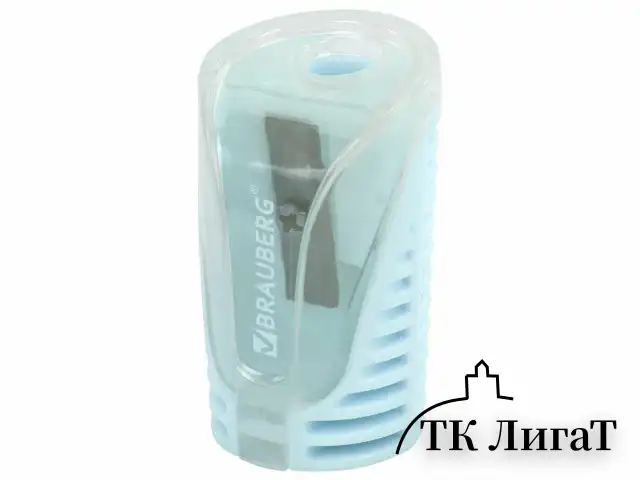 Точилка с контейнером BRAUBERG "CELL PASTEL", пастельные цвета ассорти, 272503