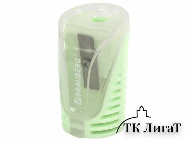 Точилка с контейнером BRAUBERG "CELL PASTEL", пастельные цвета ассорти, 272503