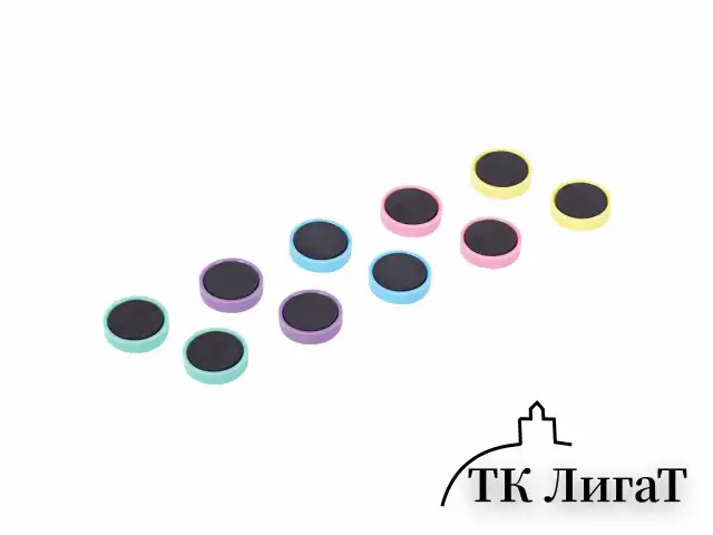 Магниты 30 мм, НАБОР 10 шт., "MACAROONS", BRAUBERG KIDS, блистер, 272521