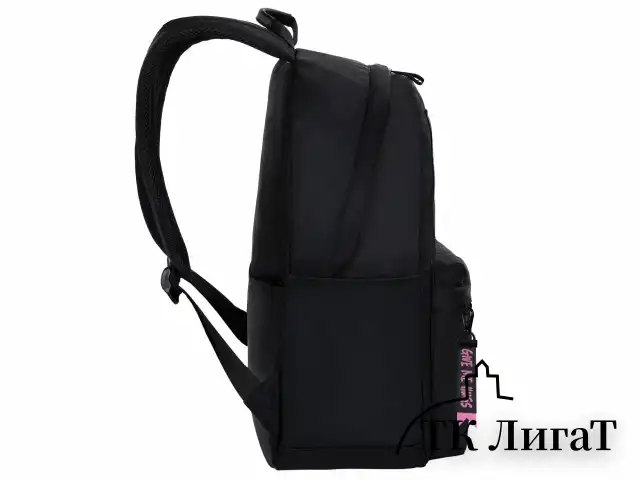 Рюкзак BRAUBERG FASHION CITY универсальный, карман-антивор, Hug me, черный, 44х31х16 см, 272570
