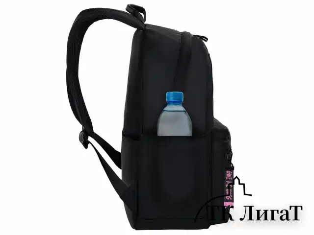 Рюкзак BRAUBERG FASHION CITY универсальный, карман-антивор, Hug me, черный, 44х31х16 см, 272570