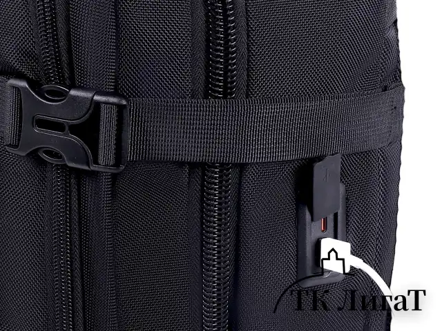 Рюкзак BRAUBERG FUNCTIONAL с отделением для ноутбука, 2 отделения, USB-порт, Solid, 46х31х15 см, 272575