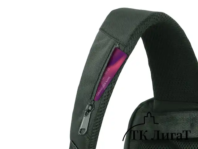 Рюкзак HEIKKI HIGH TECH (ХЕЙКИ) с отделением для ноутбука, USB-порт, черный, 46x30x10 см, 272588