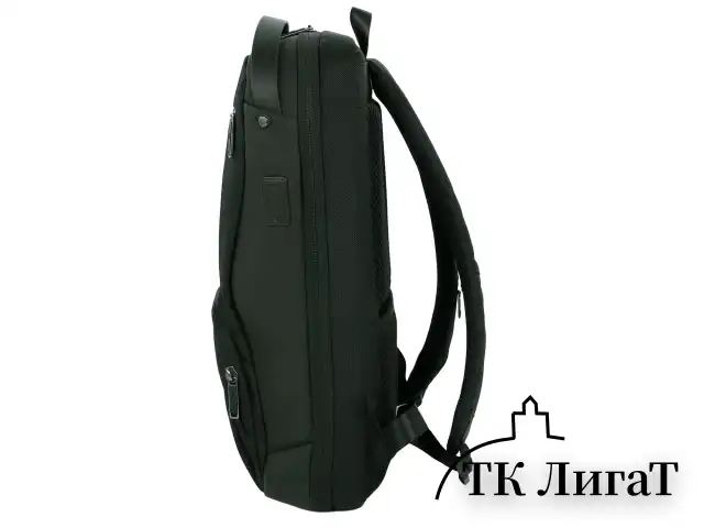 Рюкзак HEIKKI HIGH TECH (ХЕЙКИ) с отделением для ноутбука, USB-порт, черный, 46x30x10 см, 272588