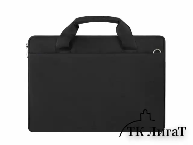 Сумка портфель HEIKKI PROFITABLE (ХЕЙКИ) с отделением для ноутбука 14", 2 кармана, черная, 26х36х3 см, 272598