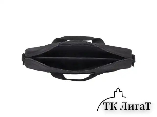 Сумка портфель BRAUBERG PRACTICAL с отделением для ноутбука 15,6", Grey line, черная, 29х40х7 см, 272604