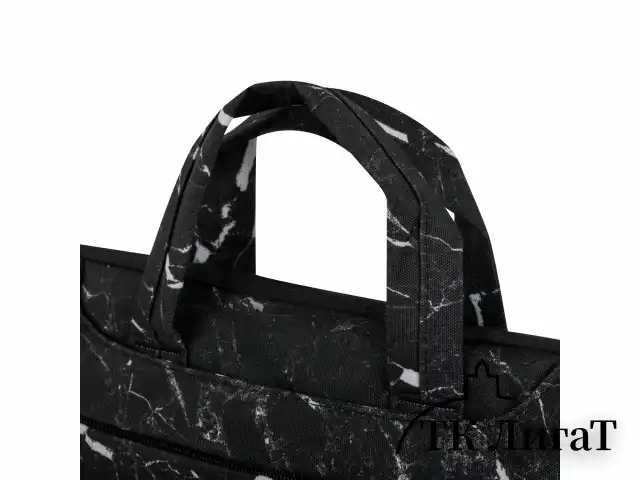 Сумка портфель HEIKKI STYLE (ХЕЙКИ) с отделением для ноутбука 13-14", 3 кармана, черная, 26х36х3 см, 272606
