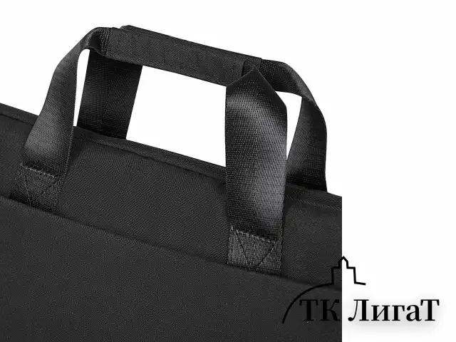 Сумка портфель HEIKKI ULTRA (ХЕЙКИ) с отделением для ноутбука 15,6", Total black, черная, 28х39х3 см, 272609