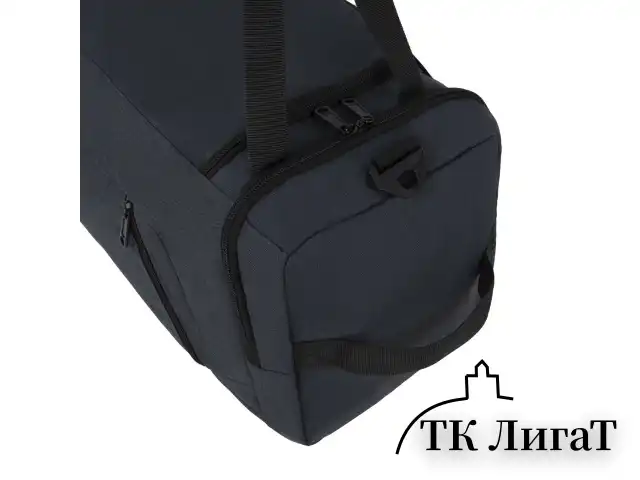 Сумка спортивная HEIKKI TRAVEL (ХЕЙКИ) с отделением для обуви, 7 карманов, темно-серая, 23х48х25 см, 272628