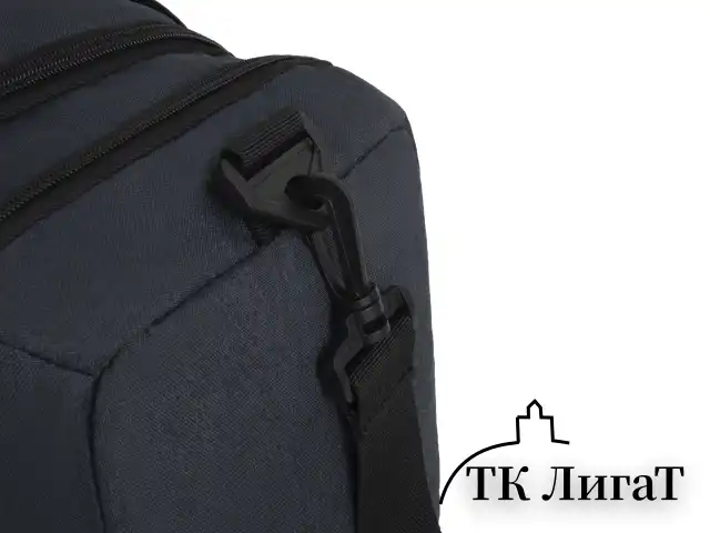 Сумка спортивная HEIKKI TRAVEL (ХЕЙКИ) с отделением для обуви, 7 карманов, темно-серая, 23х48х25 см, 272628