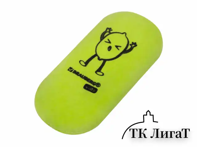 Ластик BRAUBERG KIDS "Fruits", 50х23х10 мм, пастельные цвета ассорти, 272674