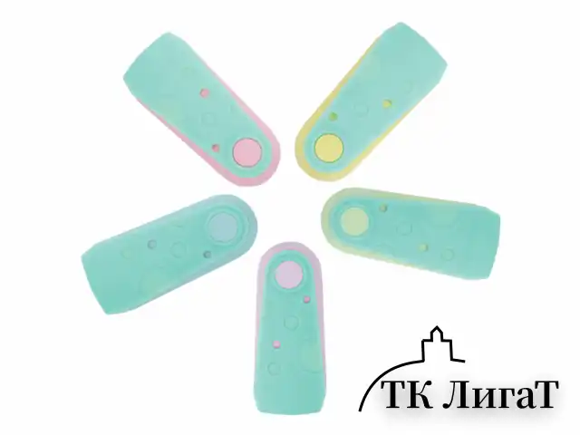 Ластик BRAUBERG "ULTRA PASTEL", 57х24х15 мм, пастельные цвета ассорти, бирюзовый пластиковый держатель, 272688