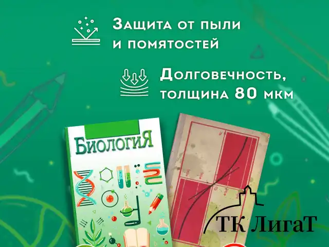 Обложки ПП для учебников младших классов и рабочих тетрадей, НАБОР "10 шт. + 1 шт. в ПОДАРОК", 265х450 мм, 80 мкм, ПИФАГОР, 272698