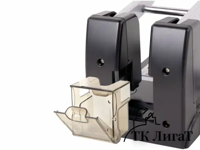 Дырокол металлический МОЩНЫЙ BRAUBERG "EXTRA Heavy duty", до 110 листов, черно-синий, 272721