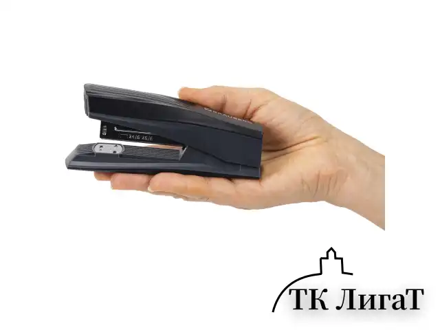 Степлер № 24/6, 26/6 BRAUBERG "SUPER", до 30 листов, черный, 272739