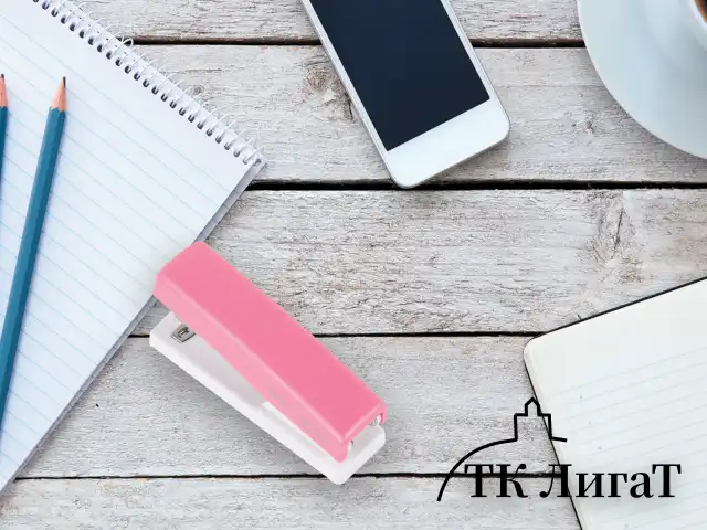 Степлер №24/6, 26/6 BRAUBERG "STYLE", до 25 листов, ассорти, 272748