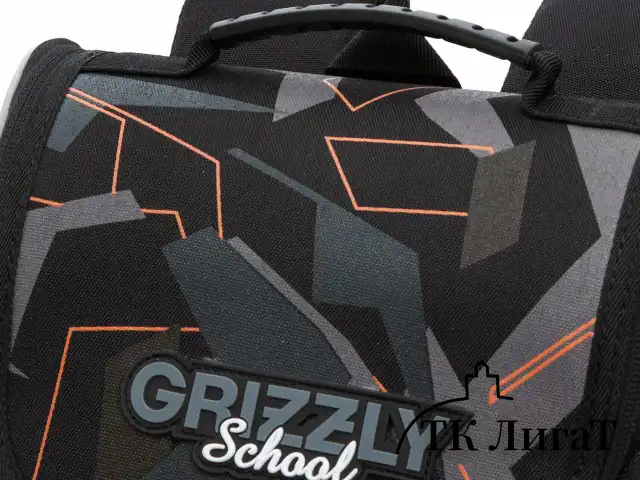 Ранец GRIZZLY анатомическая спинка, с мешком для обуви, для мальчиков, SERIOUS, 33х25х13 см, RAm-485-6/1