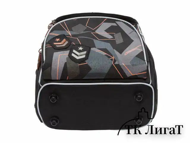Ранец GRIZZLY анатомическая спинка, с мешком для обуви, для мальчиков, SERIOUS, 33х25х13 см, RAm-485-6/1