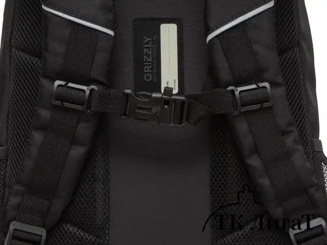 Рюкзак GRIZZLY школьный, анатомическая спинка, 2 отделения, для мальчиков, URBAN, 45х32х23 см, RU-430-2/2