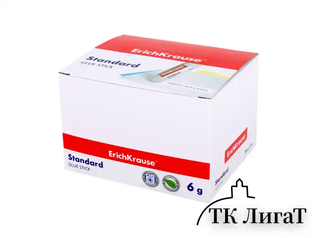 Клей-карандаш ERICH KRAUSE "EasyStick", 6 г, 48029