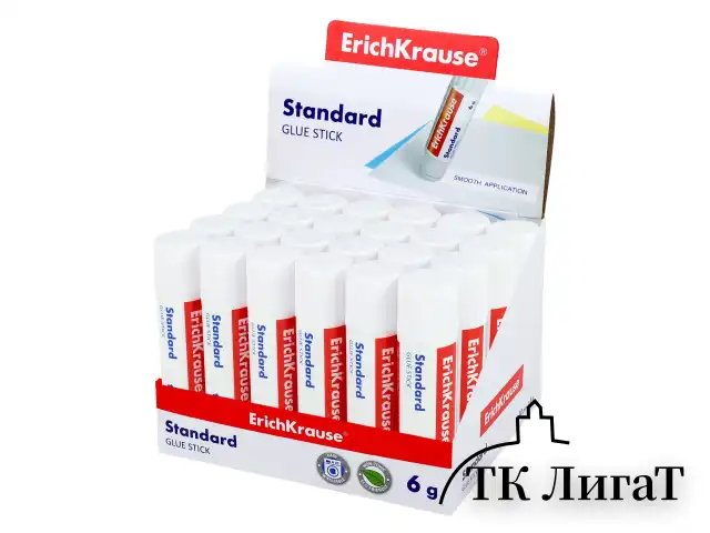 Клей-карандаш ERICH KRAUSE "EasyStick", 6 г, 48029