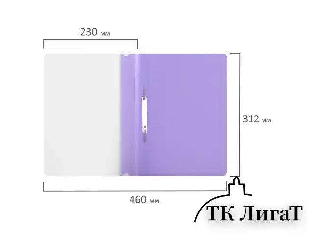 Скоросшиватель пластиковый ERICH KRAUSE "Pastel", А4, 120/180 мкм, ассорти, 50484
