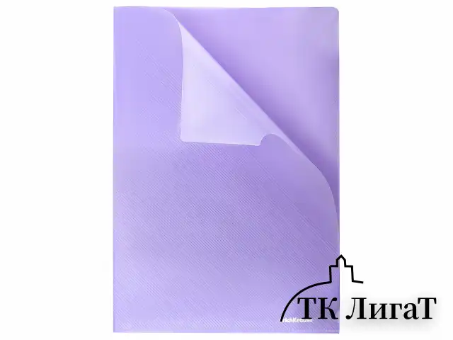 Папка-уголок ERICH KRAUSE "Diagonal Pastel", ассорти, 0,18 мм, 50170