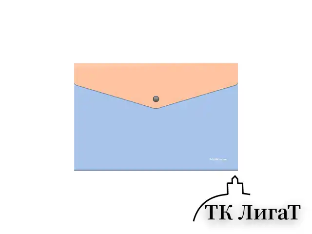 Папка-конверт с кнопкой ERICH KRAUSE "Matt Pastel Bloom", А4, до 120 листов, с карманом, ассорти, 0,18 мм, 61149