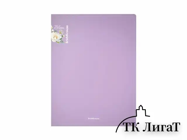 Папка на 2 кольцах ERICH KRAUSE "Matt Pastel Bloom", 24 мм, до 150 л., ассорти, 0,6 мм, 61184
