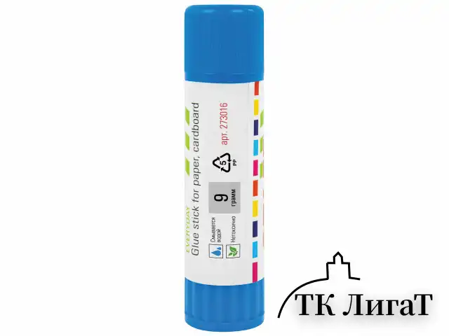 Клей-карандаш 9 г, ВЫГОДНАЯ УПАКОВКА, КОМПЛЕКТ 24 ШТУКИ, STAFF EVERYDAY, 273016