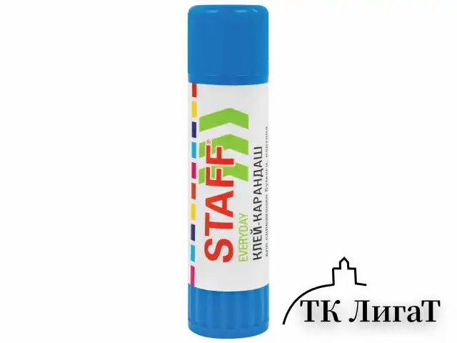 Клей-карандаш 15 г, ВЫГОДНАЯ УПАКОВКА, КОМПЛЕКТ 24 ШТУКИ, STAFF EVERYDAY, 273017