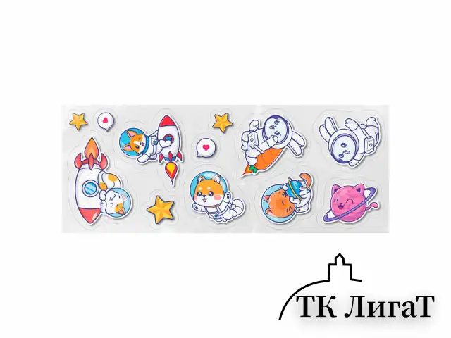 Восковые мелки фигурные BRAUBERG KIDS "РАКЕТА", НАБОР 24 цвета + НАКЛЕЙКИ В ПОДАРОК, 273083