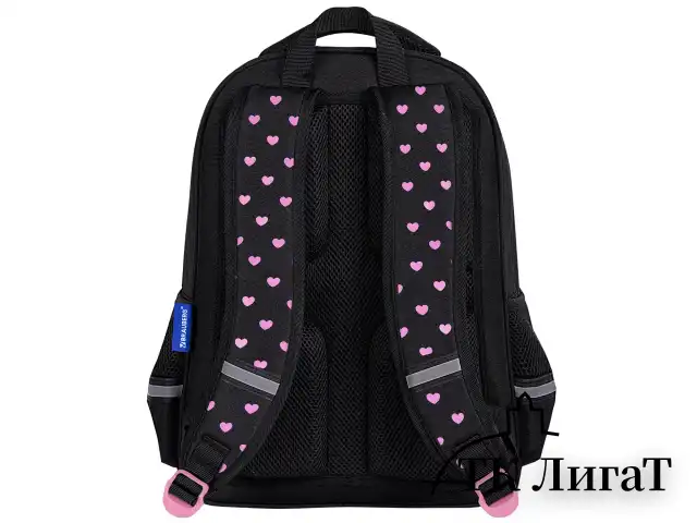 Рюкзак BRAUBERG SOFT, 2 отделения, 3 кармана, "Cool cat", СВЕТЯЩИЙСЯ, 40х31х15 см, 273118