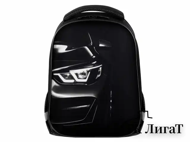 Ранец BRAUBERG KIDS START, 1 отделение, 2 кармана, Dark car, 35х26х13 см, 273151