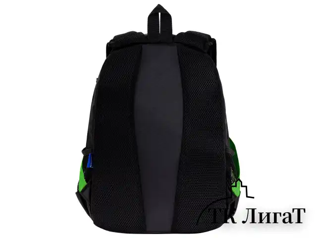 Рюкзак BRAUBERG FORCE, 2 отделения, 5 карманов, "Neon green", 39х28х17 см, 273153