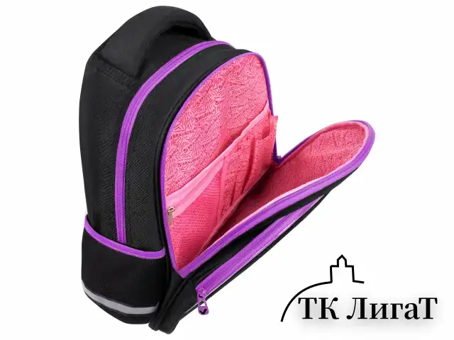 Рюкзак BRAUBERG OPTIMA, 2 отделения, с брелоком, "Radiant unicorn", 36х27х18 см, 273157