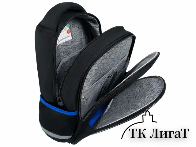Рюкзак BRAUBERG OPTIMA, 2 отделения, с брелоком, "Brave astronaut", 3D-панель, 36х27х18 см, 273159