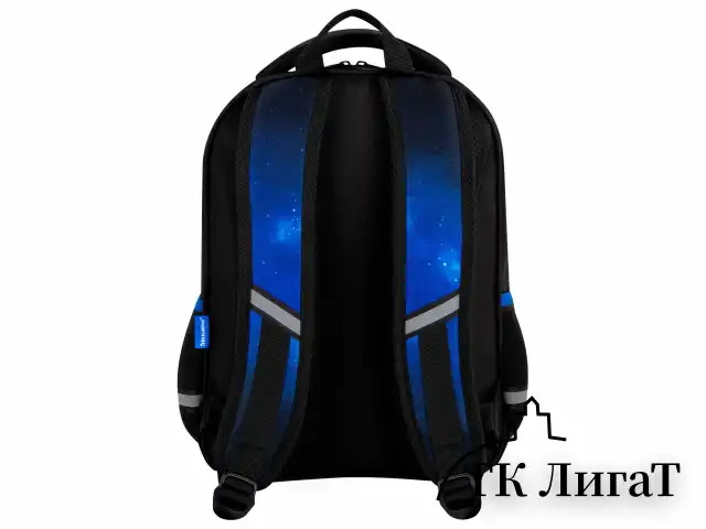 Рюкзак BRAUBERG OPTIMA, 2 отделения, с брелоком, "Brave astronaut", 3D-панель, 36х27х18 см, 273159