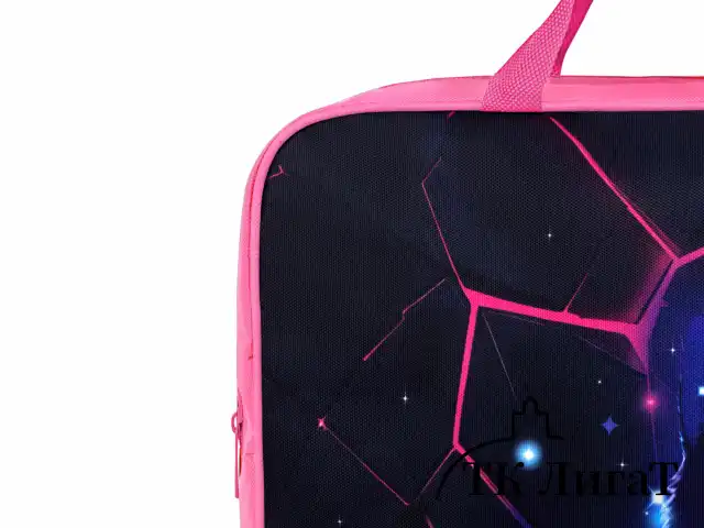 Папка на молнии с ручками BRAUBERG А4, 1 отделение, полиэстер, 80 мм, "Pink lava", 273299