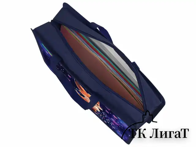 Папка на молнии с ручками BRAUBERG KIDS А4, 1 отделение, пластик, 100 мм, "Fairy fox", 273375