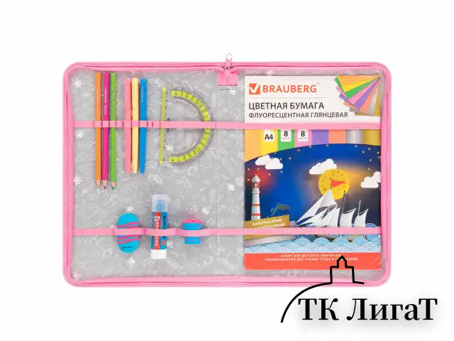 Папка на молнии BRAUBERG А4 с ручкой, с органайзером, 1 отделение, "Paw prints", 273383