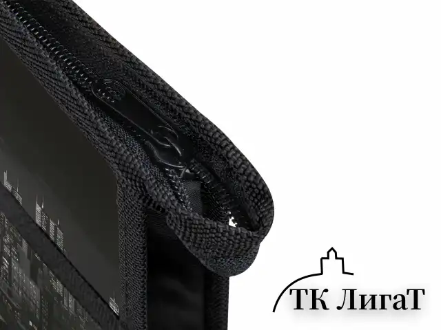 Папка для рисунков и чертежей с ручками BRAUBERG А3, пластик, молния сверху, "Night city", 273410