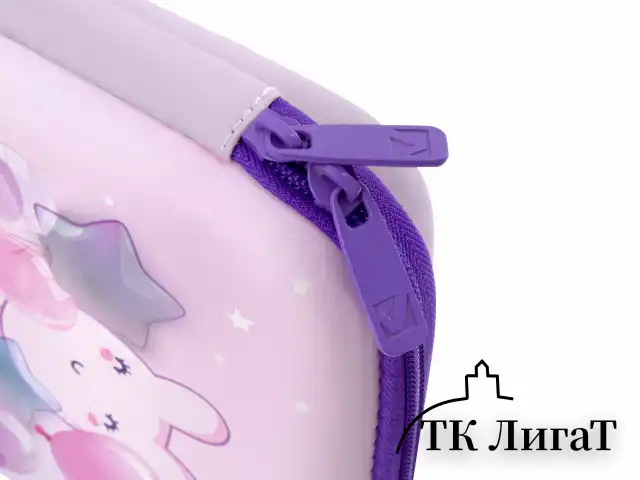 Пенал BRAUBERG KIDS большой удобный с откидной планкой, EVA, 22х15х4 см, "Dreamy clouds", 273507