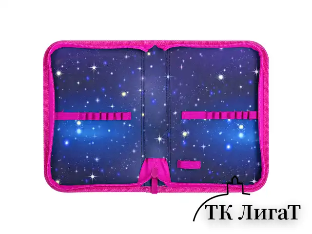 Пенал BRAUBERG, 1 отделение, полиэстер, 21х14 см, "Space cat", 273518