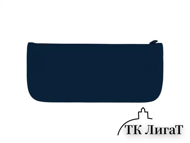 Пенал мягкий BRAUBERG KIDS, 2 отделения, полиэстер, "Dark blue", 22x10x6 см, 273551