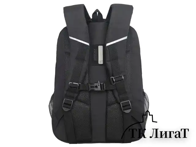 Рюкзак GRIZZLY школьный, анатом. спинка, 2 отделения, д/мальч., BLACK STRIPES, 42х31х22см,RU-532-1/2