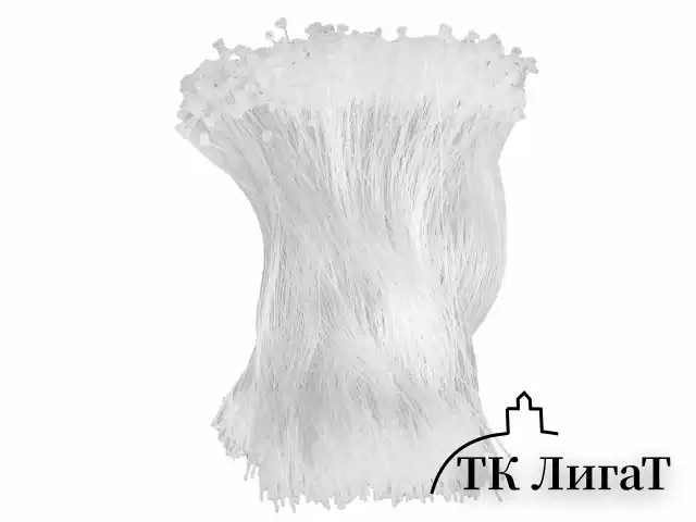 Хомут-биркодержатель бирка ценник петлевой 17,5 см, BRAUBERG, КОМПЛЕКТ 1000 шт., 291306