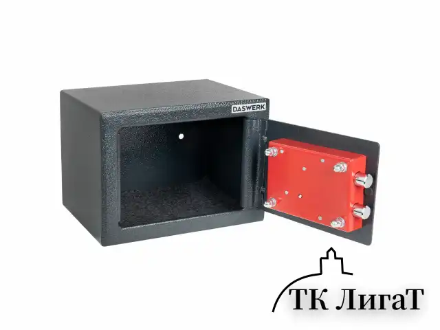 Сейф мебельный DASWERK SC-170KL (170х230х170 мм), ключевой замок, графит, 291337