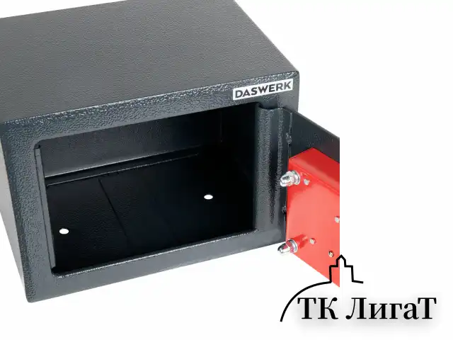 Сейф мебельный DASWERK SC-170KL (170х230х170 мм), ключевой замок, графит, 291337